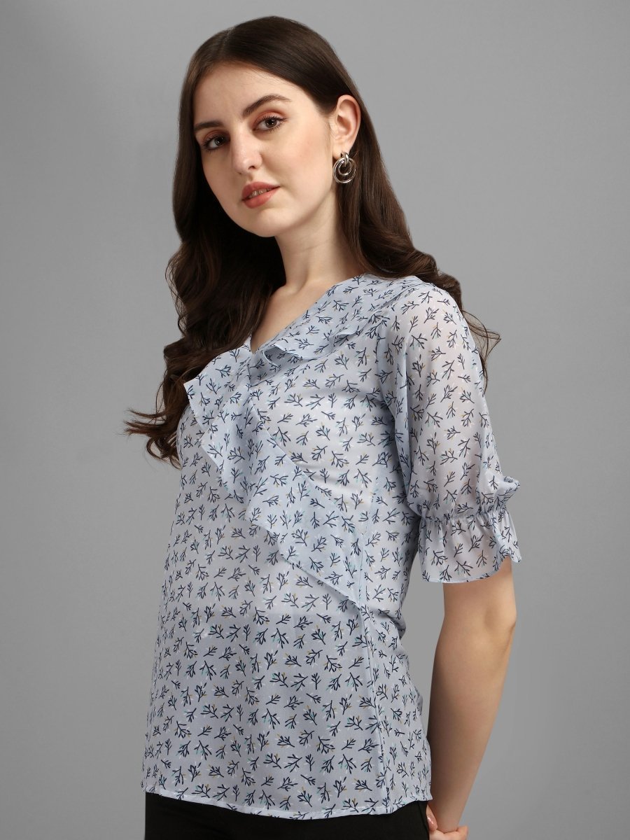 minimal-grey-womens-top-820652_1800x1800.jpg Minimal Grey Women's Top - Image 1